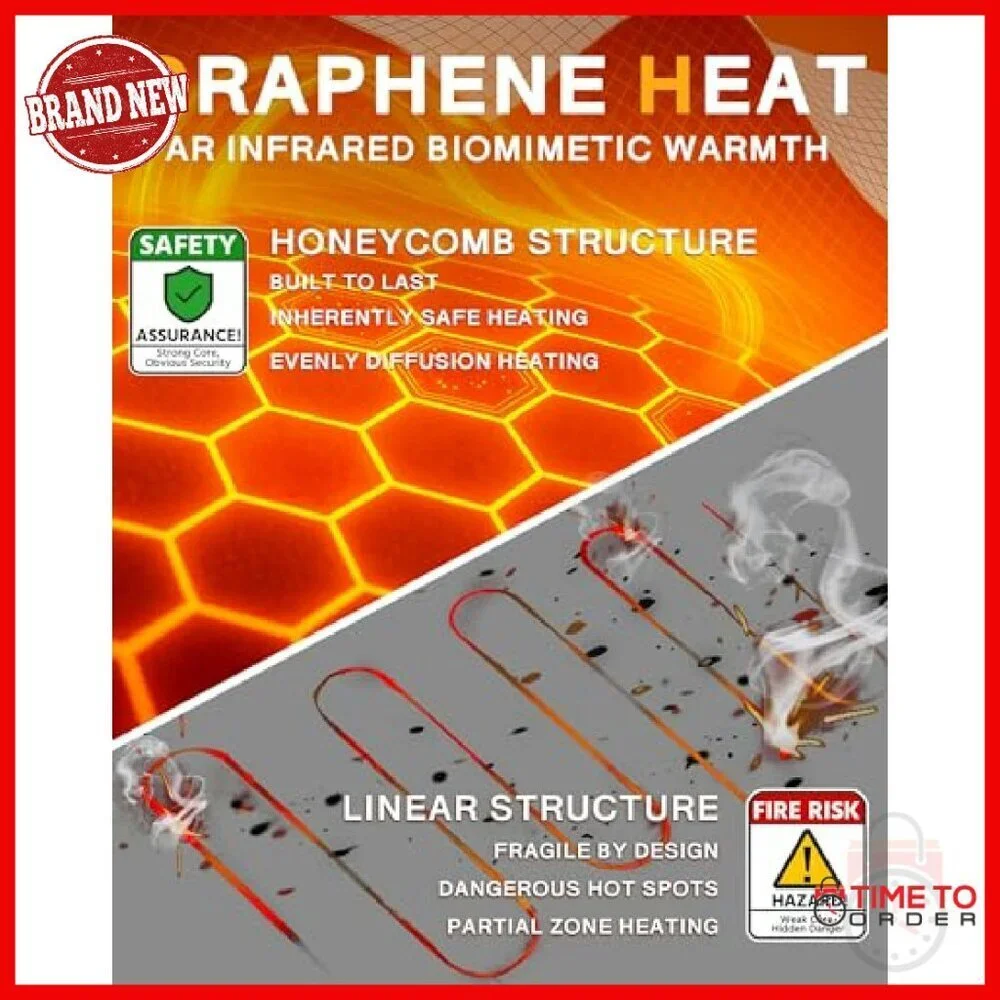 Heated Scarf with Graphene Technology 6000mAh Battery Fast Charge